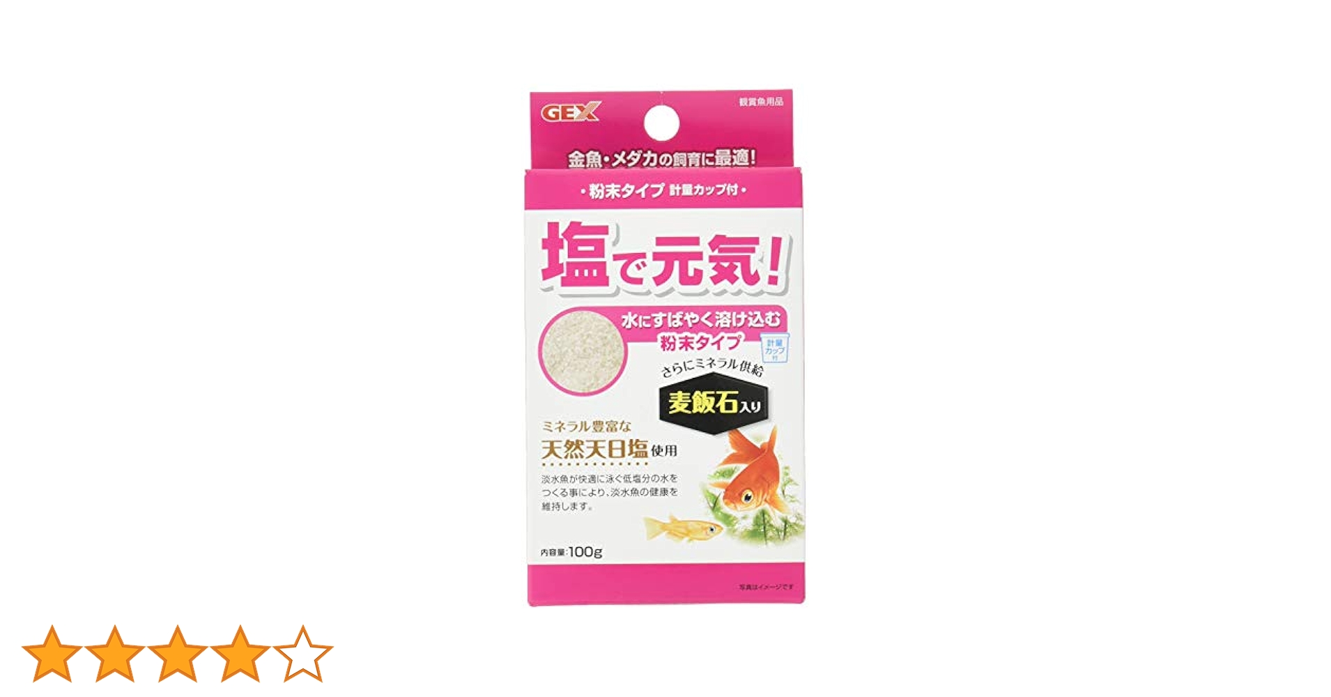 Amazon.co.jp: ジェックス 塩で元気 100g : ペット用品